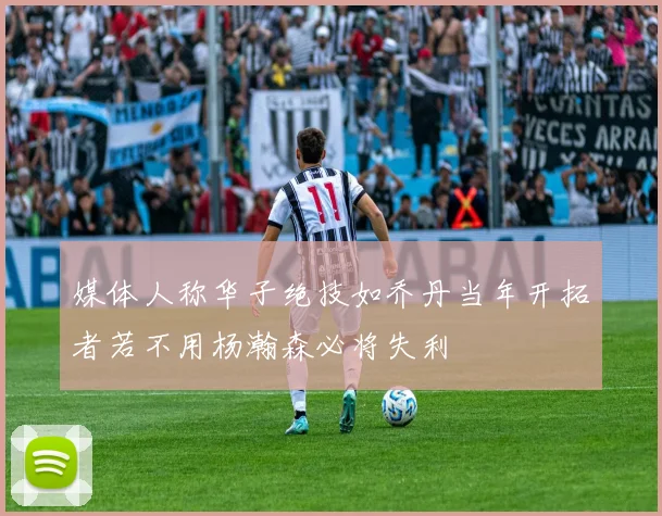 媒体人称华子绝技如乔丹当年开拓者若不用杨瀚森必将失利