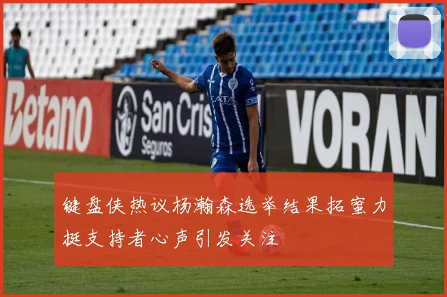 键盘侠热议杨瀚森选举结果拓蜜力挺支持者心声引发关注
