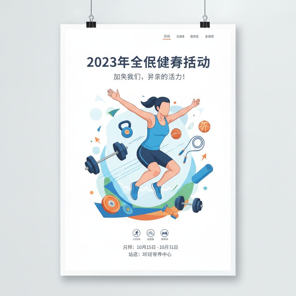 2023年健身活动公告：畅享健康生活的机会