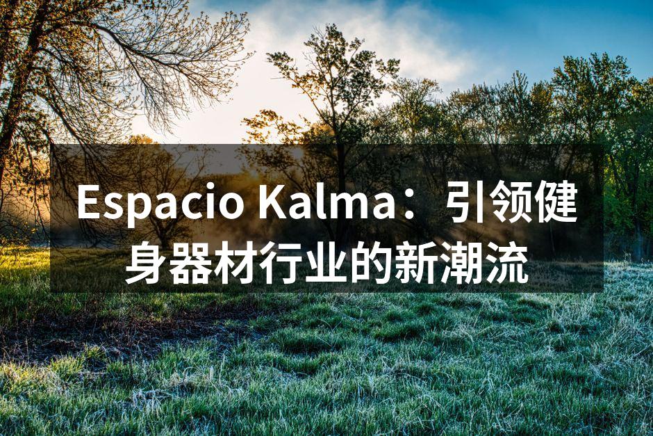 Espacio Kalma：引领健身器材行业的新潮流